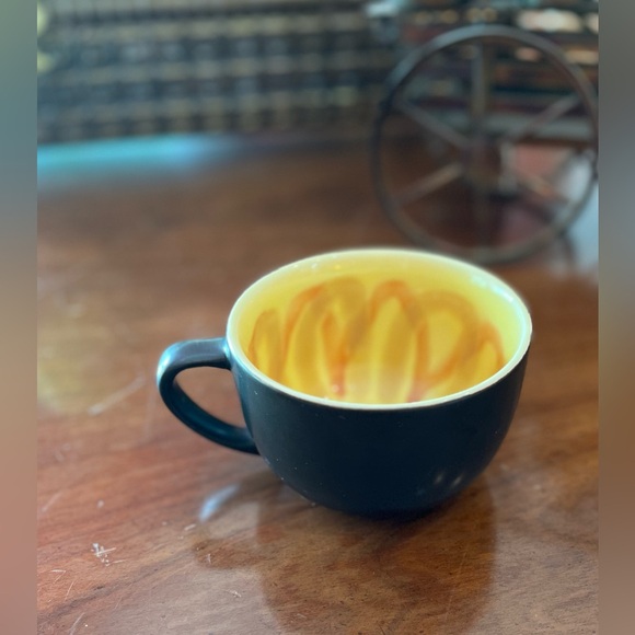 Starbucks 2012 China Matte Brown Yellow Sunflower Espresso Coffee Mug Cup 12oz - Picture 6 of 9